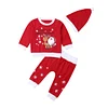 Baby Boy Girl Warm Christmas Outfit Set 2 Pcs