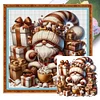 (Multi Style)Gnome-Full Embroidery 3 Strands 11CT Stamped Cross Stitch-45*45CM
