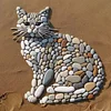 Diamond Painting -DIY Round Drill Stone Art Cat(40x40cm)