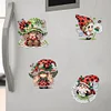 6Pcs K&auml;fer Zwerg - 5d DIY Handwerk Aufkleber Magnet
