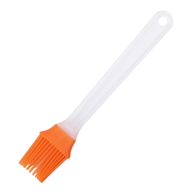 Silicone Oil Brush Small Split Non-lint Barbecue Seasoning Brush High Temperature Baking Oil Brush Plastic Handle Barbecue Brush