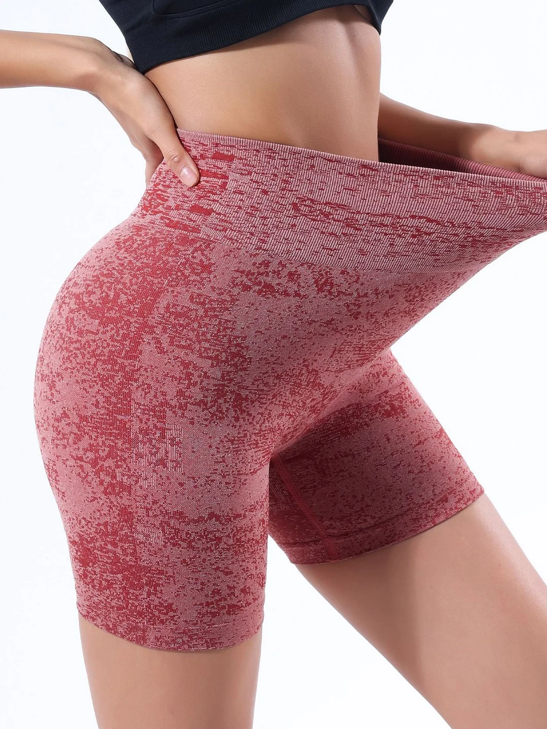 High Waisted Solid Seamless Yoga Pants