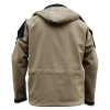 Breathable Warm Winter Soft Shell Jacket Autumn and Winter Wool Hooded Wear-Resistant Jacket Windproof and Waterproof