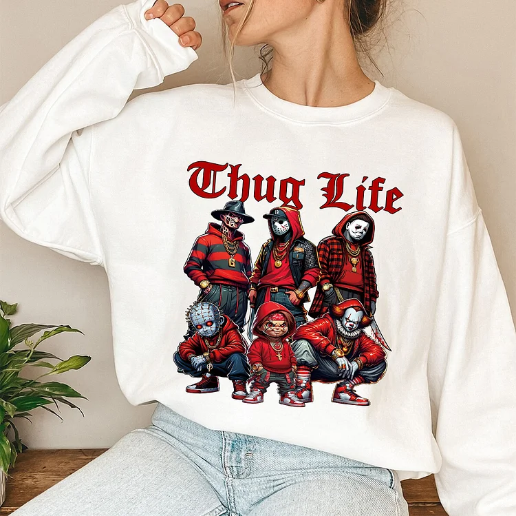Halloween Thug Life Bold Street Style Shirt