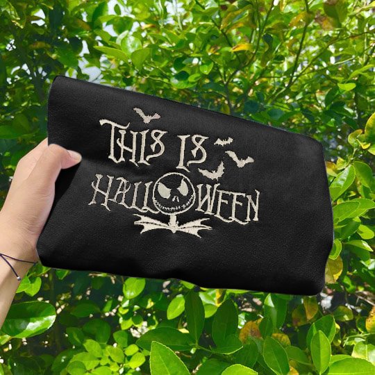 Halloween Printing Round Neck Long Sleeve Pullover