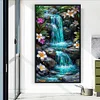 Waterfall - Full Embroidery 3 Strands 11CT Stamped Cross Stitch - 40*70CM - Large Size