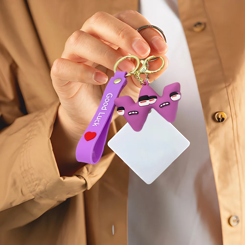 Letter A-Z Keychain Wacky Wizard Handbag Key Chain for Car Keys/Wallet/Backpack