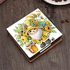 Diamond Painting PU Gnome Notecard Box with 160 Sheets Paper Note Holder
