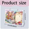 DIY 2027 Diamond Painting Calendar Art Kit Paper Desk Calendar Desktop Decoration Craft Kit