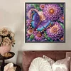 Fleurs De R&ecirc;ve Et Papillons-Peinture Diamant En Forme Sp&eacute;ciale-40 * 40CM