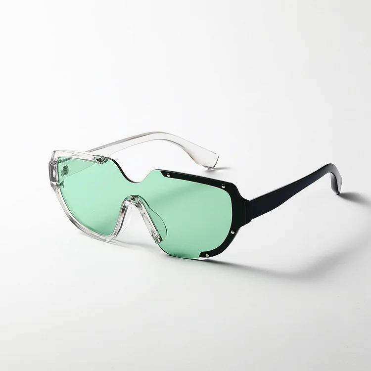 Stylish Half-Frame Sunglasses