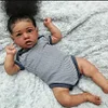 [Heartbeat & Coos] African American 20'' Diana Reborn Baby Doll Girl, Lifelike Soft Reborn Silicone Baby Doll with Bottle and Pacifier - RBBI-Myrebornbabydoll&reg; Myrebornbabydoll&reg;