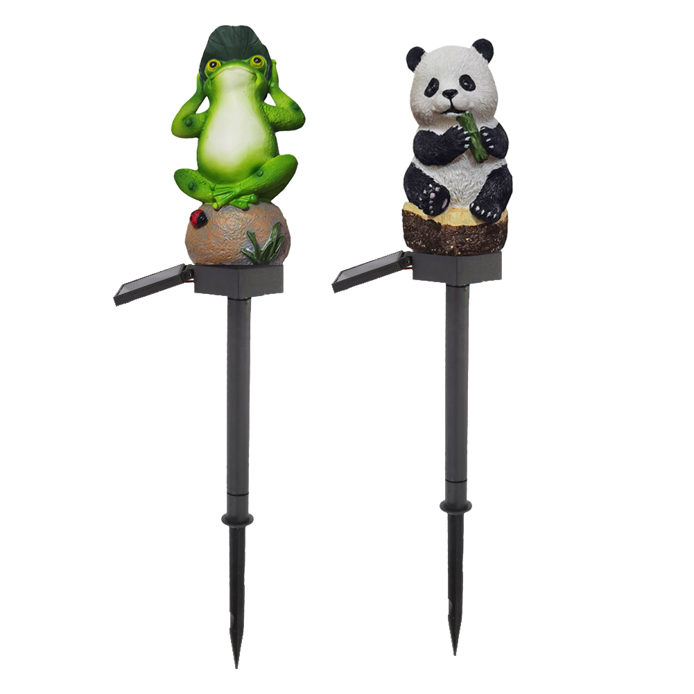 

Solar Power Light Resin Waterproof Outdoor Statue LED Garden Ground Lamps, 501 Original