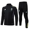 25/26 Juventus black long zipper Training Jacket Set