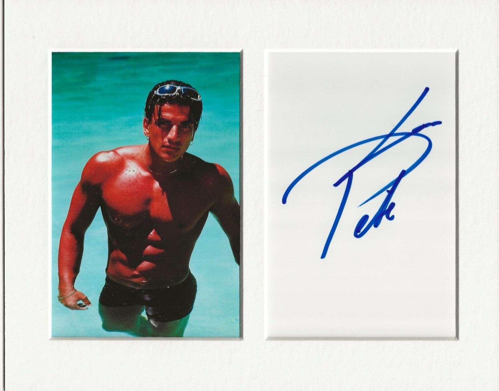 Peter Andre music genuine authentic autograph signature and Photo Poster painting AFTAL COA