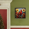 Diamond Painting-Square AB Drill Flower Cardinals(35*35CM)