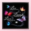 Butterfly Words-11CT Stamped Cross Stitch 40*40cm