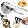 Sweet Potato Masher Stainless Steel Heavy Duty Potato Ricer for Mashed Potatoes