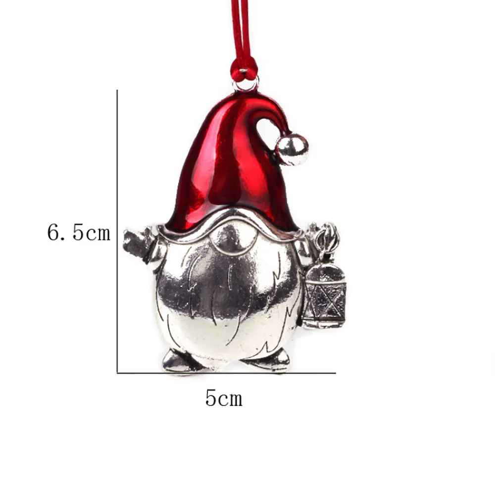 New pure tin metal three-dimensional Christmas furniture decoration pendant