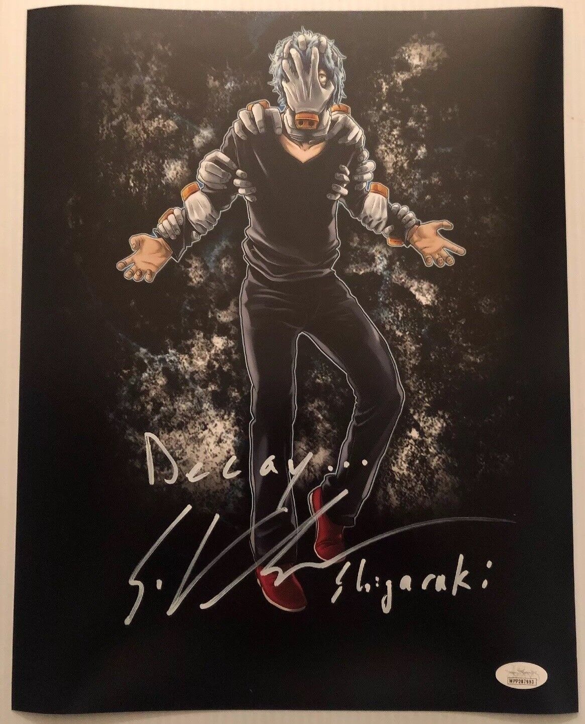 Eric Vale Signed Autographed 11x14 Photo Poster painting Shigaraki My Hero Academia JSA COA