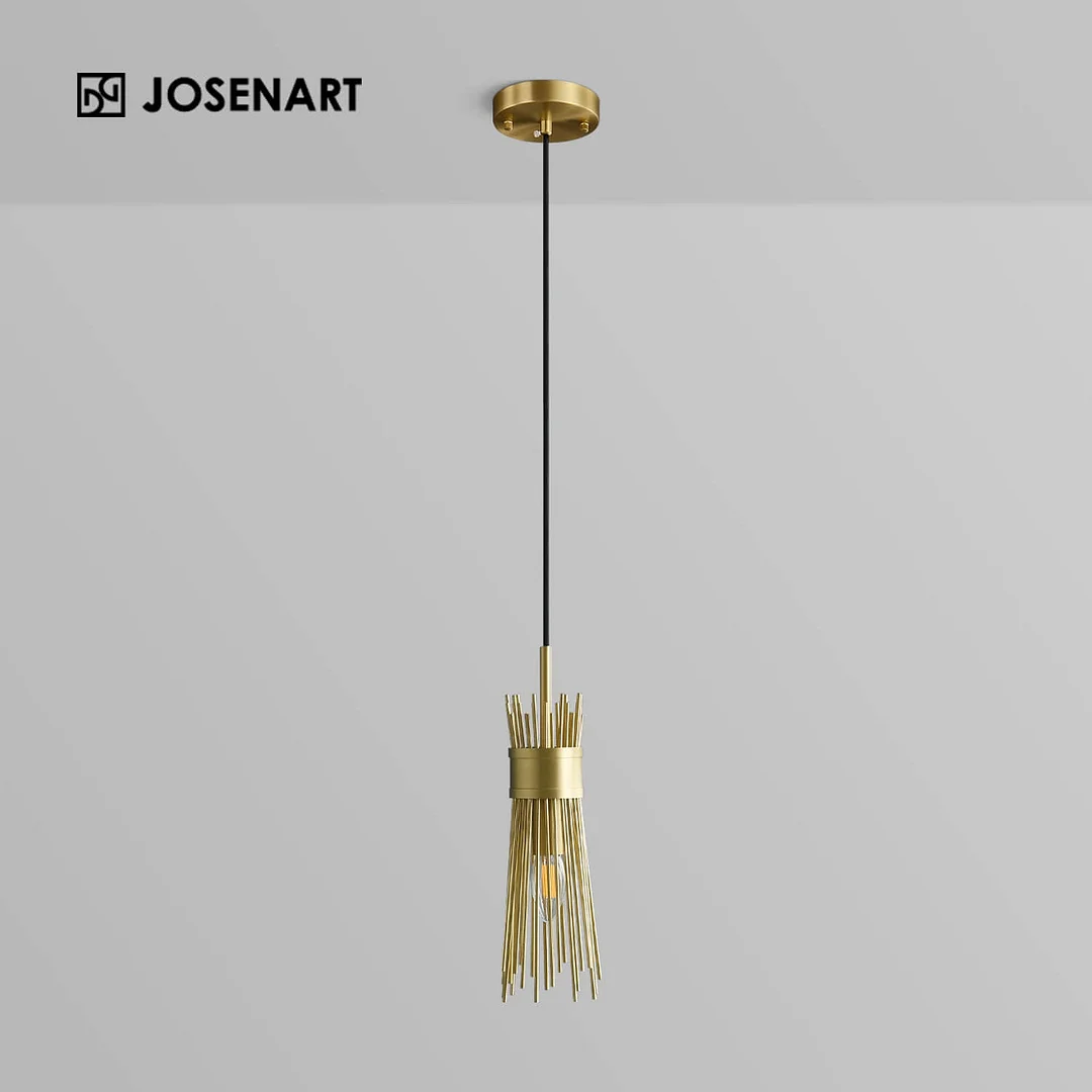 Modern Moxy Gold Leaf Pendant  JOSENART Josenart