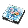 Animals Leather Diamond Art Note Box with 160 Sheets of Paper for DIY Art Craft