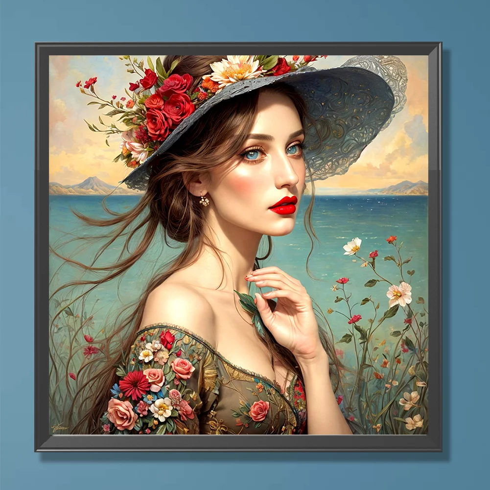 DIY Paint By Number 40*40cm - Lady