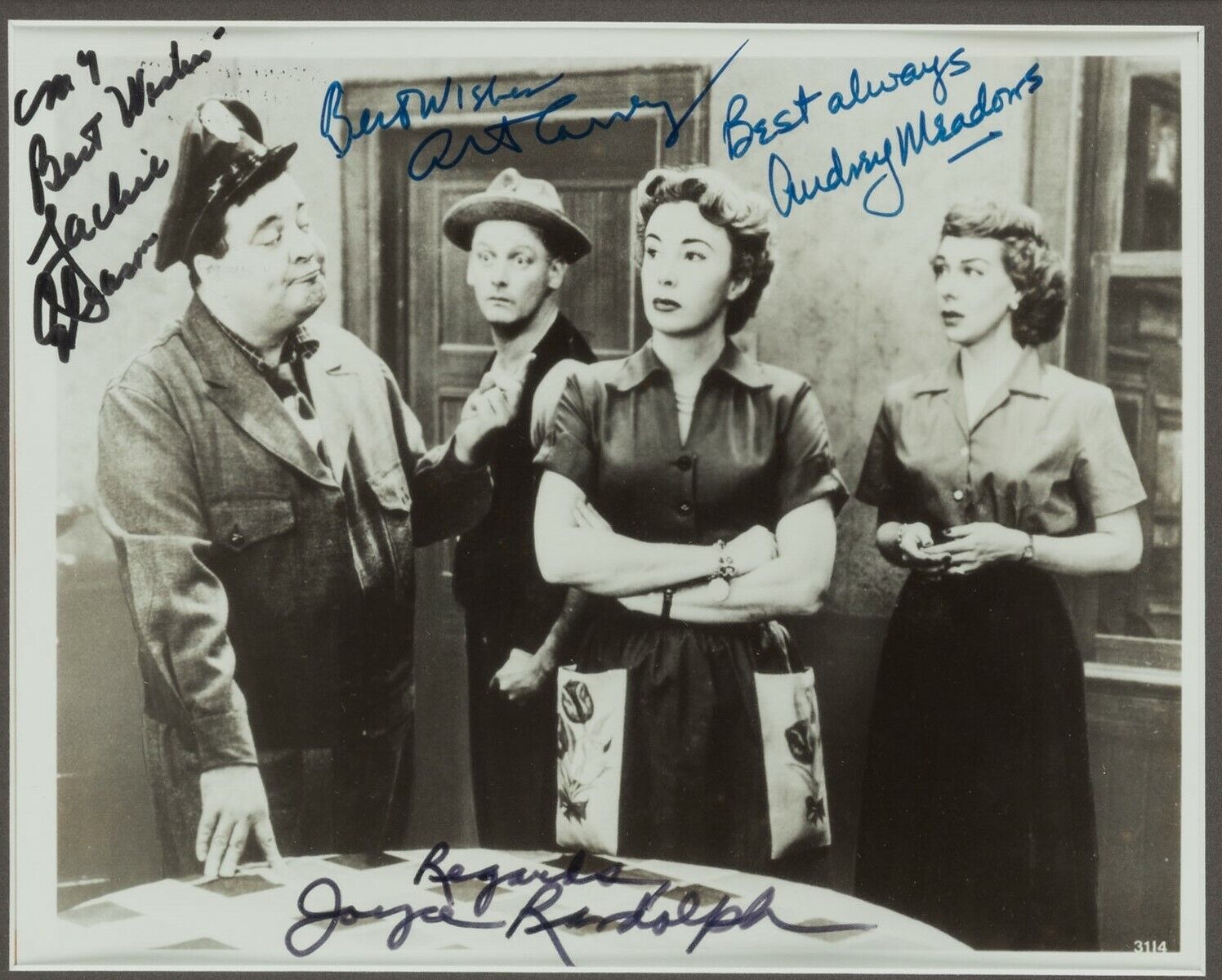 THE HONEYMOONERS Cast Signed Photo Poster paintinggraph - TV Stars Actors / Actresses preprint