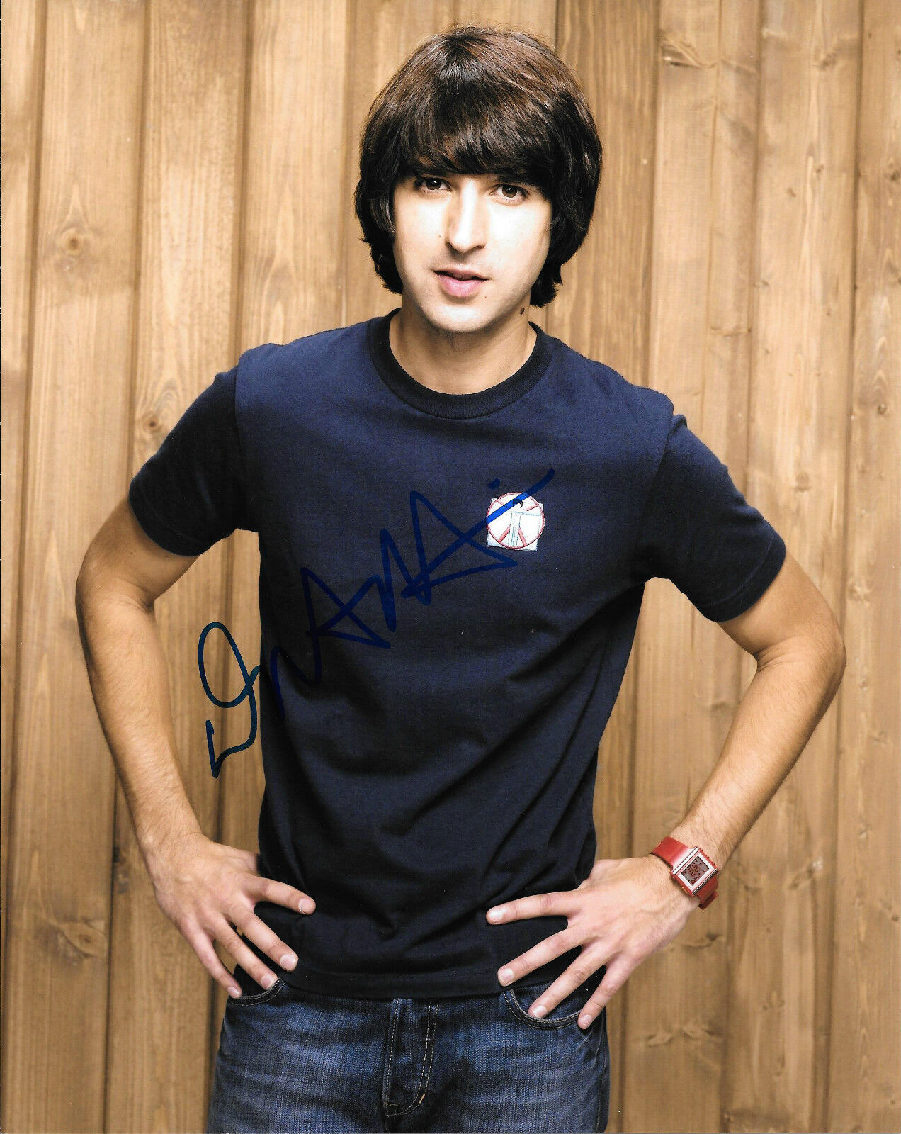 GFA Stand-up Comedian * DEMETRI MARTIN * Signed 8x10 Photo Poster painting D2 COA