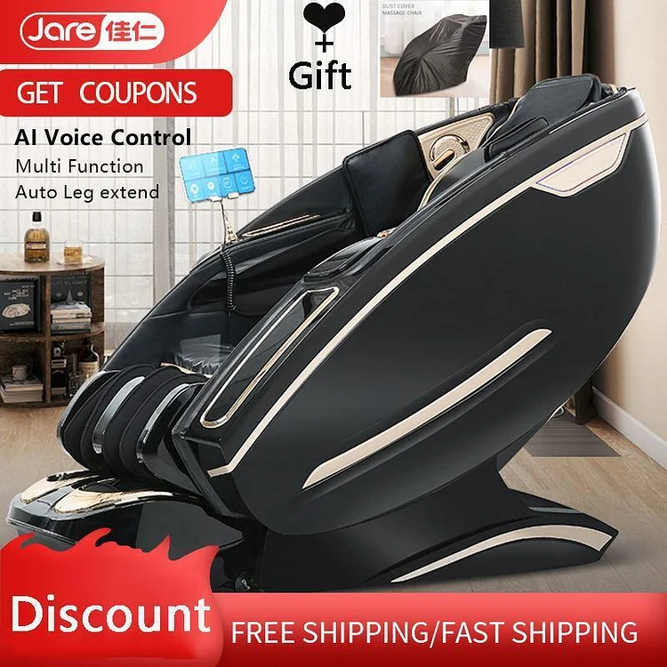 pornhint Pornhint S60 Ai Voice Control Luxury Massage Chair Heating Home Furniture 4d Zero Gravity
