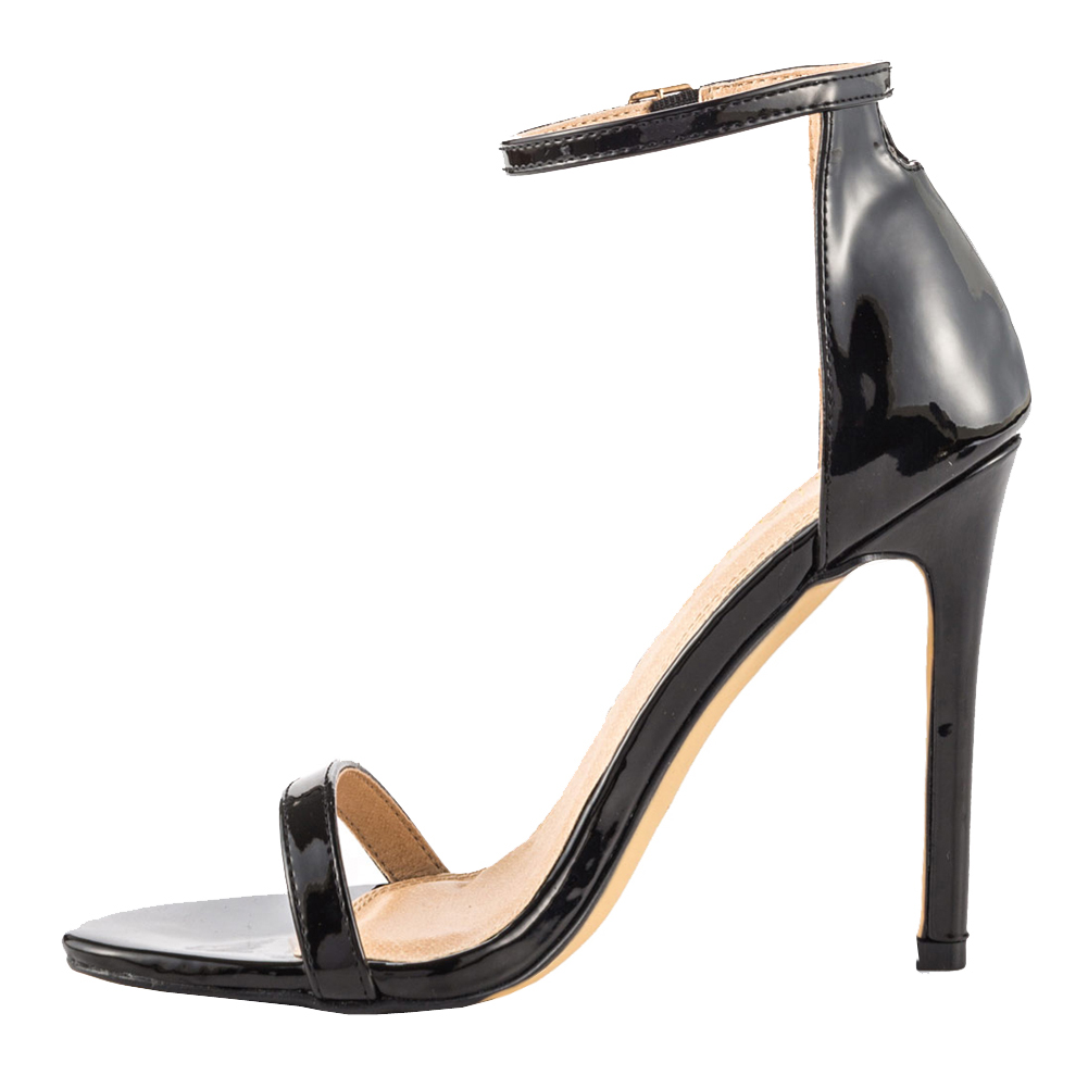 Women's Heeled Sandals Buckled Ankle Strap Dress Sandals Stilettos-vocosishoes