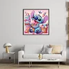 Stitch Eating Ice Cream-11CT Stamped Cross Stitch 40*40cm/15.75*15.75in