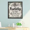 (Counted/Stamped) 11CT Family - Cross Stitch 46*52cm/18.11*20.47in