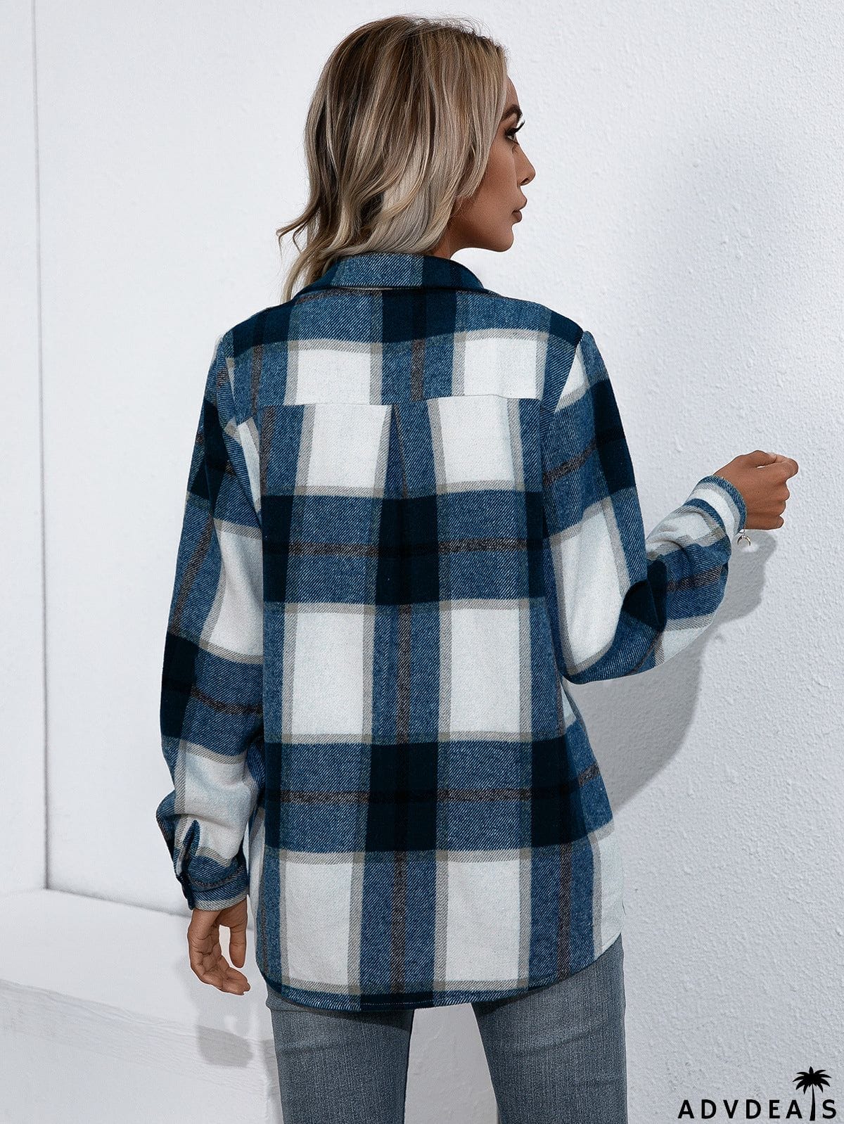 Plaid Button Up Flannel Shirt