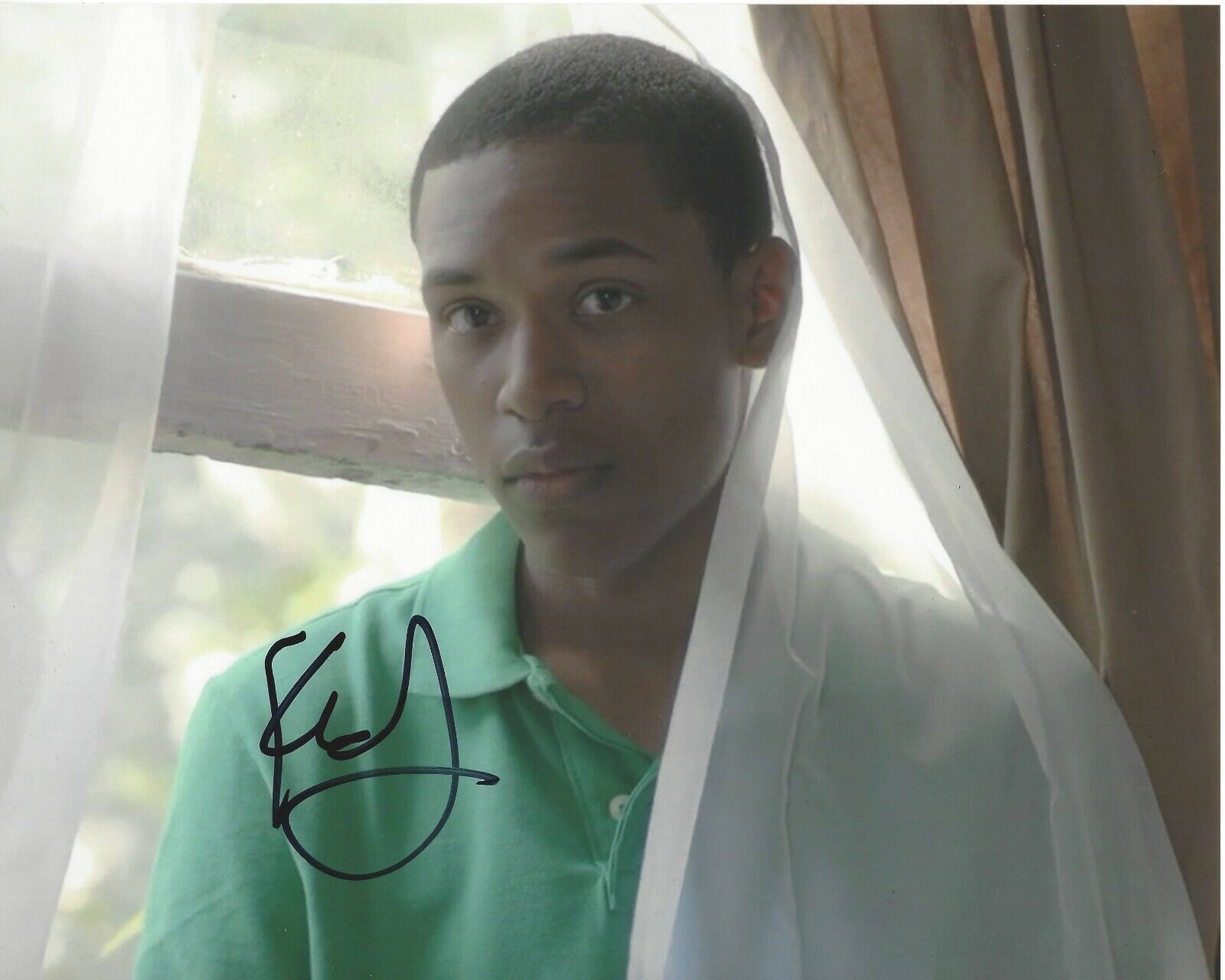 ACTOR KELVIN HARRISON JR SIGNED 8x10 Photo Poster painting w/COA LUCE MONSTER IT COMES AT NIGHT