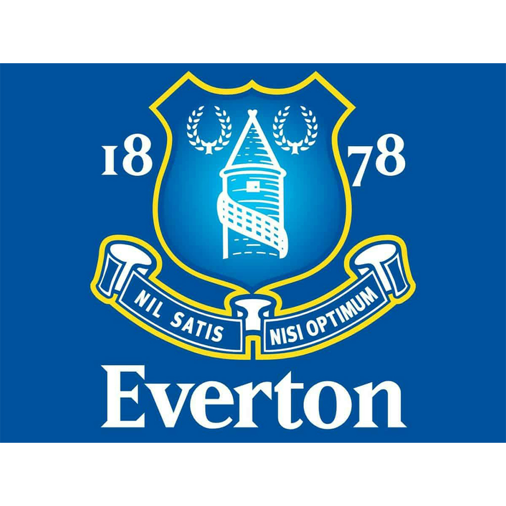 Everton Team Logo 45*35cm(canvas) full round drill diamond painting
