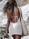 See-Through Backless Cover-Ups Tops