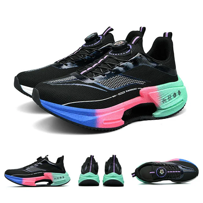 Platform Lace-up Low Top Round-Toe Casual Sporty Anti-slip Outdoor Breathable Low-cut Upper Couple Shoes shopify Stunahome.com