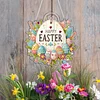 Diamond Painting Acrylic Single Side Drill Easter Egg Pendant For Home Garden Decor
