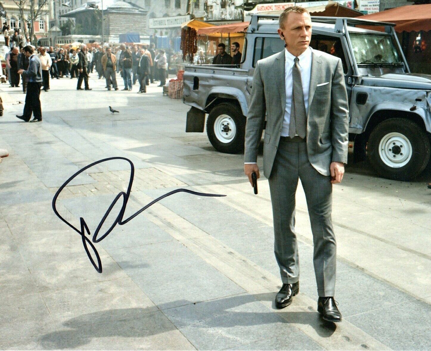 Genuine Hand Signed Daniel Craig Spectre Photo Poster painting 10 x 8  James Bond Autograph Coa