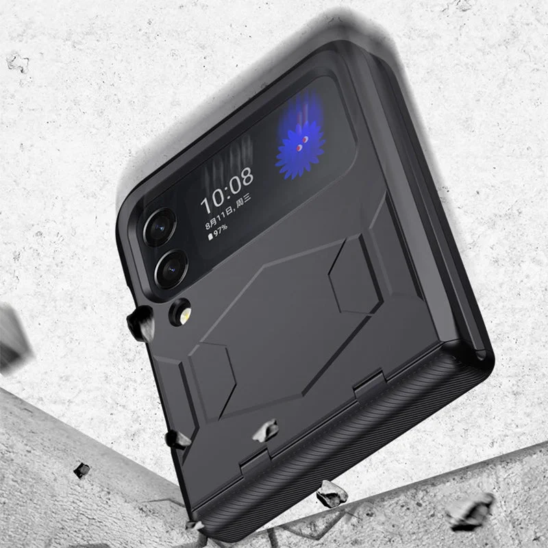 Samsung Z Flip 3/4 all-inclusive chain anti-fall hard shell protective case