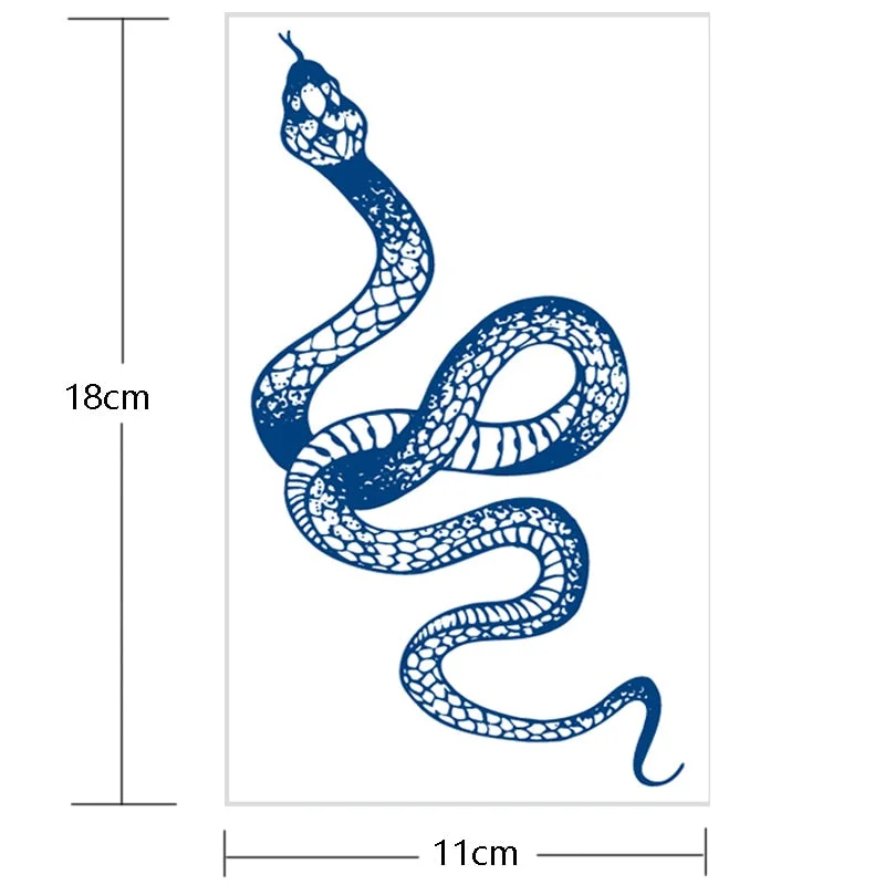 Juice Ink Lasting Waterproof Temporary Tattoo Sticker Dragon Snake Totem Tattoos Sun Wing Body Art Arm Fake Tatoo Women Men
