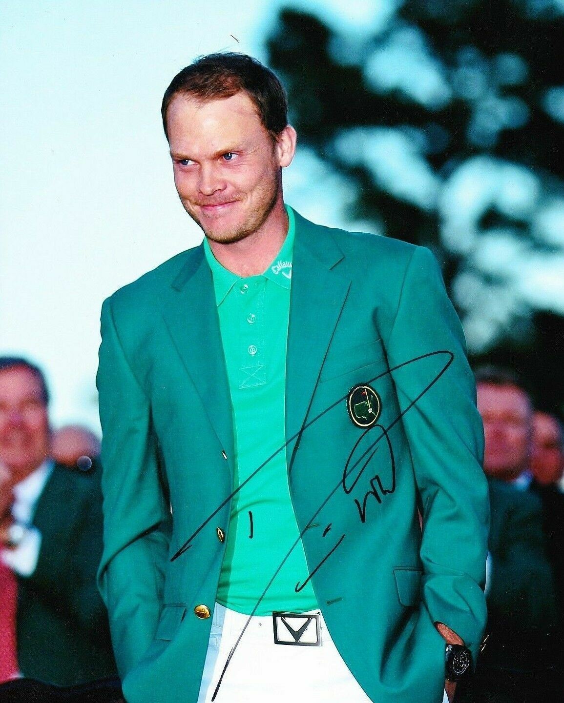 Danny Willett Signed 10X8 Photo Poster painting 2016 MASTERS AFTAL COA (3005)