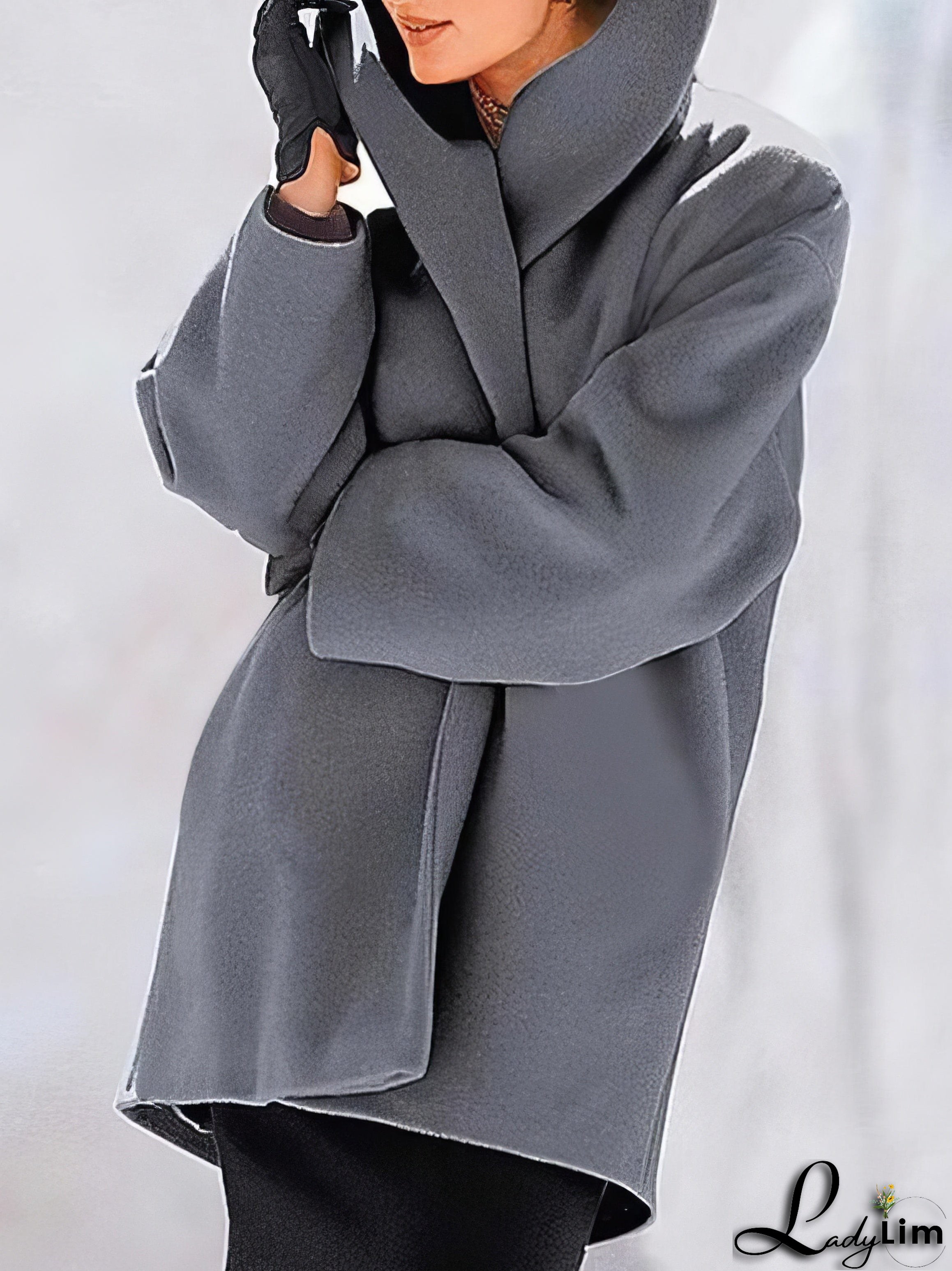 Relaxed and insulated Coat