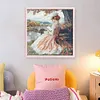 Victorian Girl-14CT Stamped Cross Stitch 50*50cm/19.69*19.69in