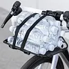 Metal Bike Front Basket Detachable Bike Front Rack Carrier 33 LBS Capacity Luggage Panniers Bag Carrier Bracket with Straps for Outdoor Travel Cycling & Commute