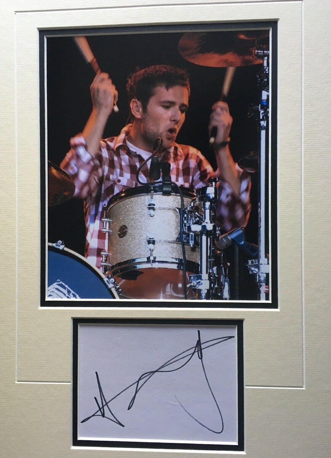 HARRY JUDD - CHART TOPPING DRUMMER - McFLY - BRILLIANT SIGNED Photo Poster painting DISPLAY