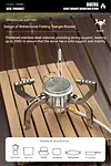 BUERK Mini Gas Stove