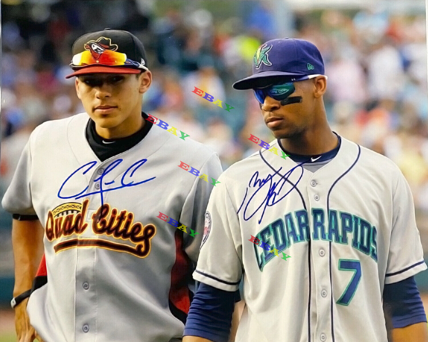 Carlos Correa Byron Buxton Autographed Signed 8x10 Photo Poster painting Reprint