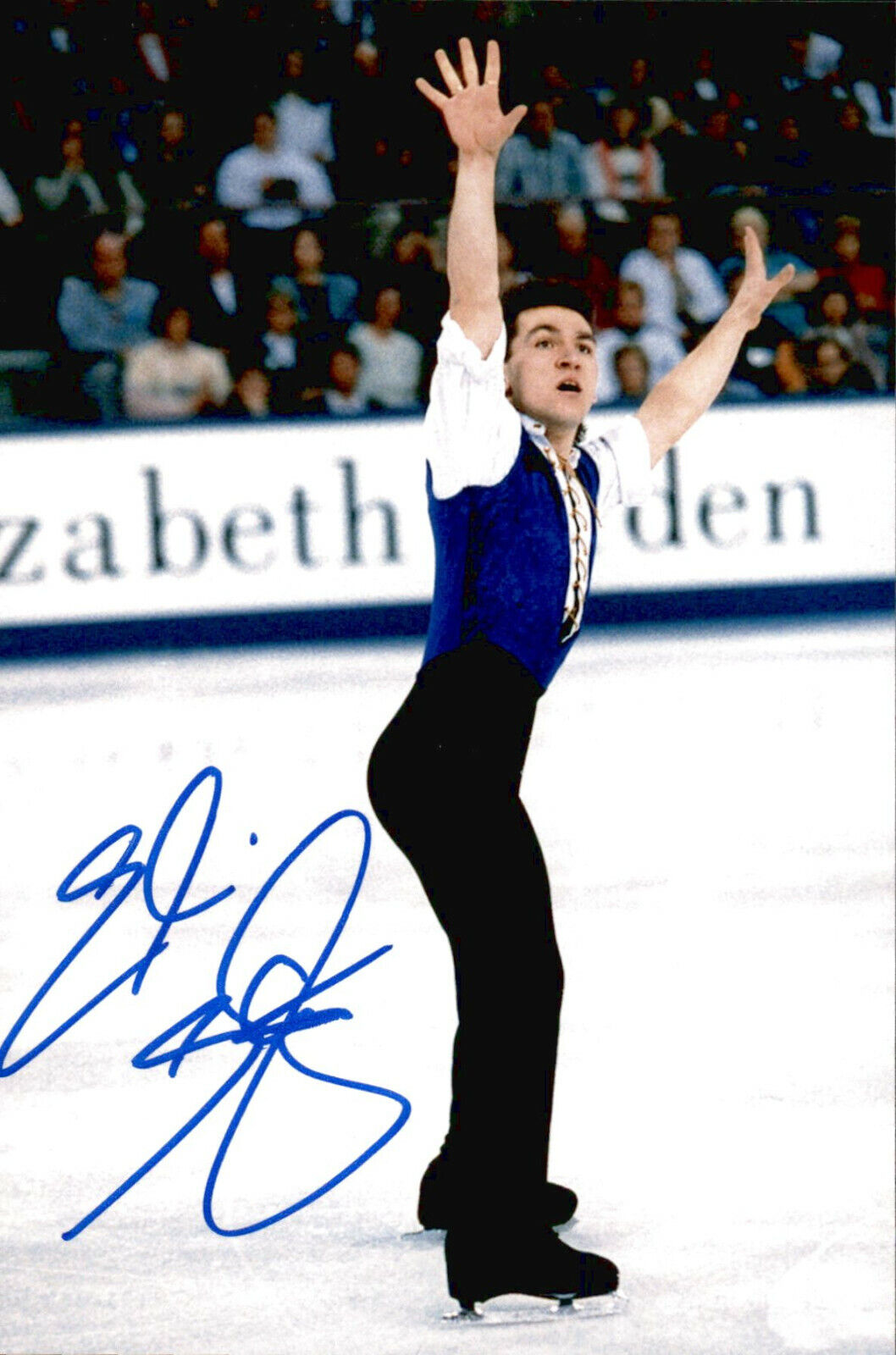 Elvis Stojko SIGNED 4x6 Photo Poster painting Figure Skating OLYMPIC SILVER MEDALIST #10